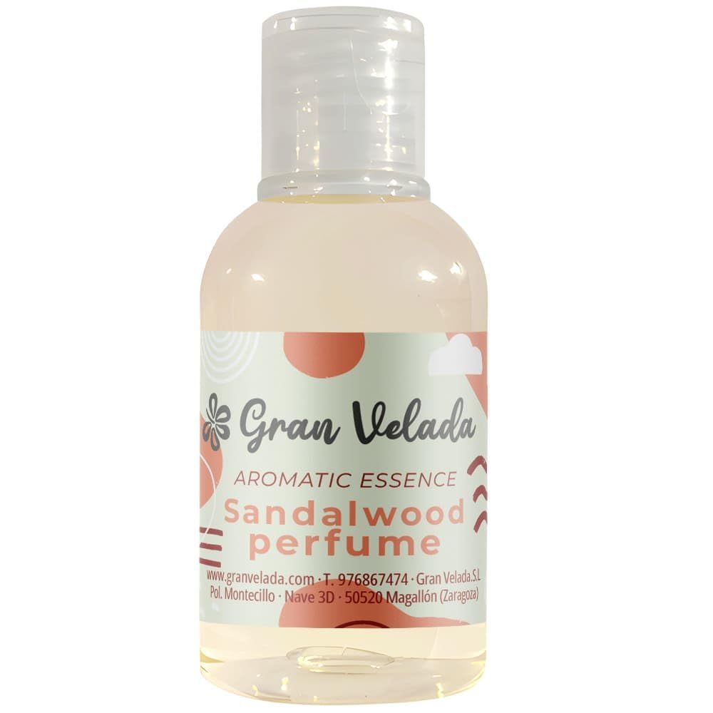 Gran Velada - Duftöl Sandelholz Parfum 1000 ml | Aroma Essenz für Parfüm, Seifen, Kerzen & Kosmetik, Holziger Duft, DIY Duftöl für Raumdüfte und Körperpflege