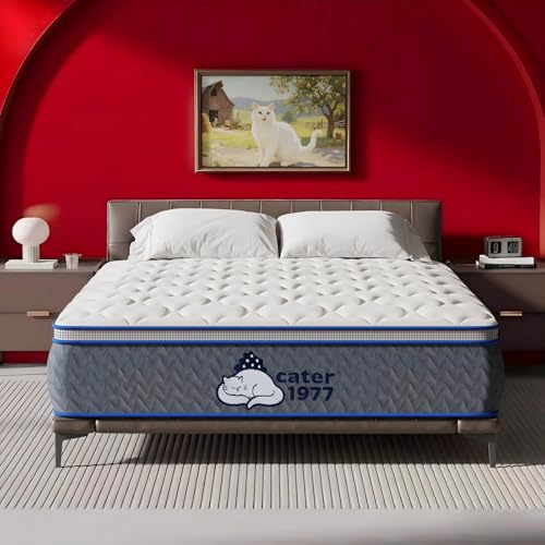 Cater1977 Bed Hybrid Queen Mattress-Medium Firm-Thickened