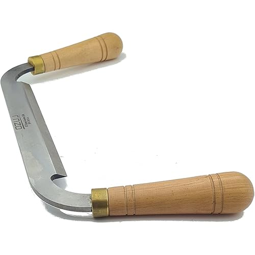 ozul Handmade Drawknife L-Flat, Woodworker gift