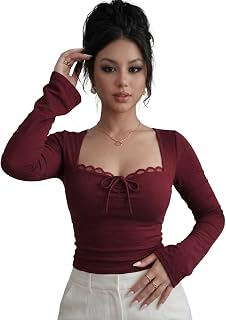 Clafoutis Elegant Lace Trim Ruched Top Price In India