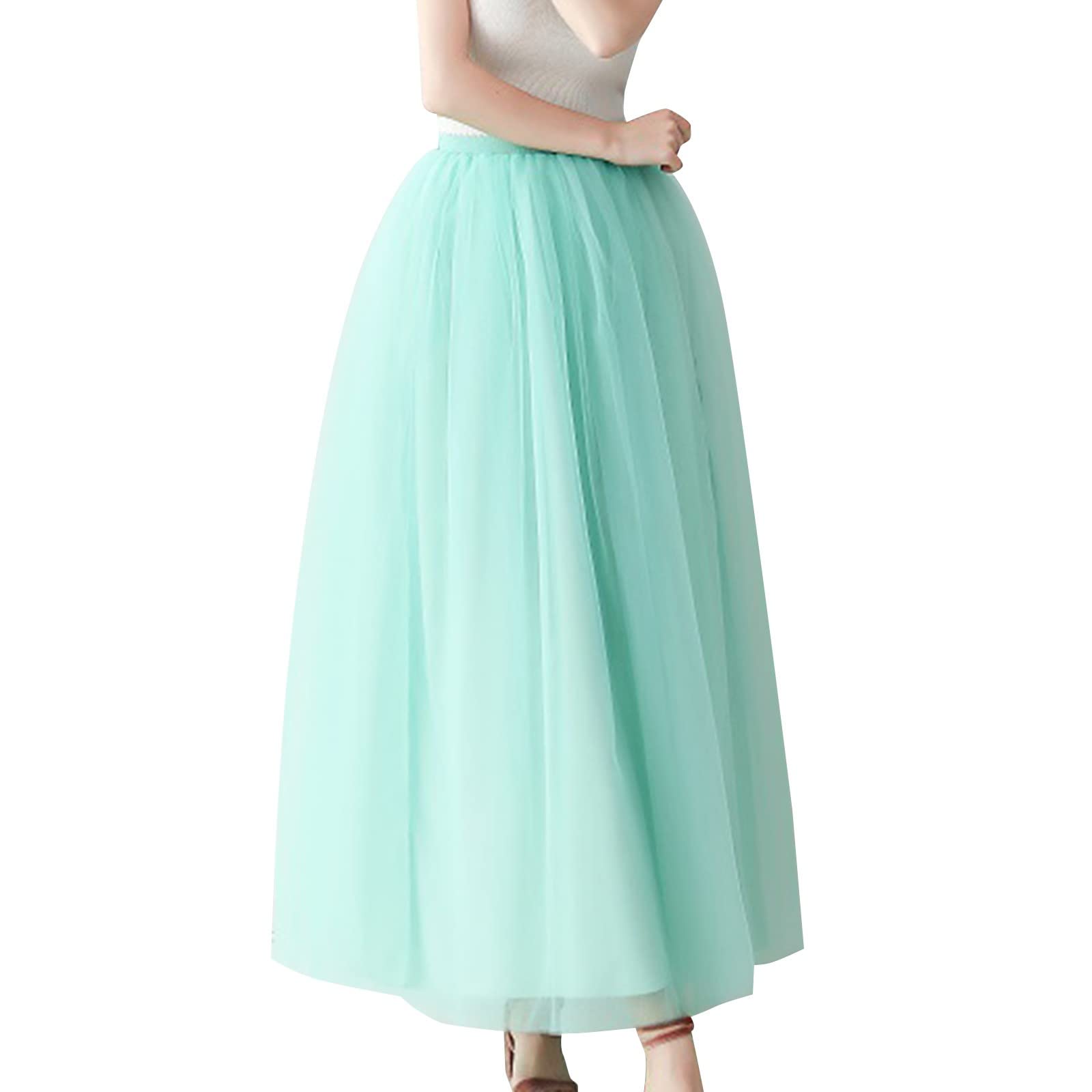 Damen Tutu Klassisch Rock, Tüllrock 50er Rock Retro Ballet Tanzrock Kurz Ballett tütü Elastisch Tanzkleid Ballkleid Party Kostüme Tanzen Fancy Dress