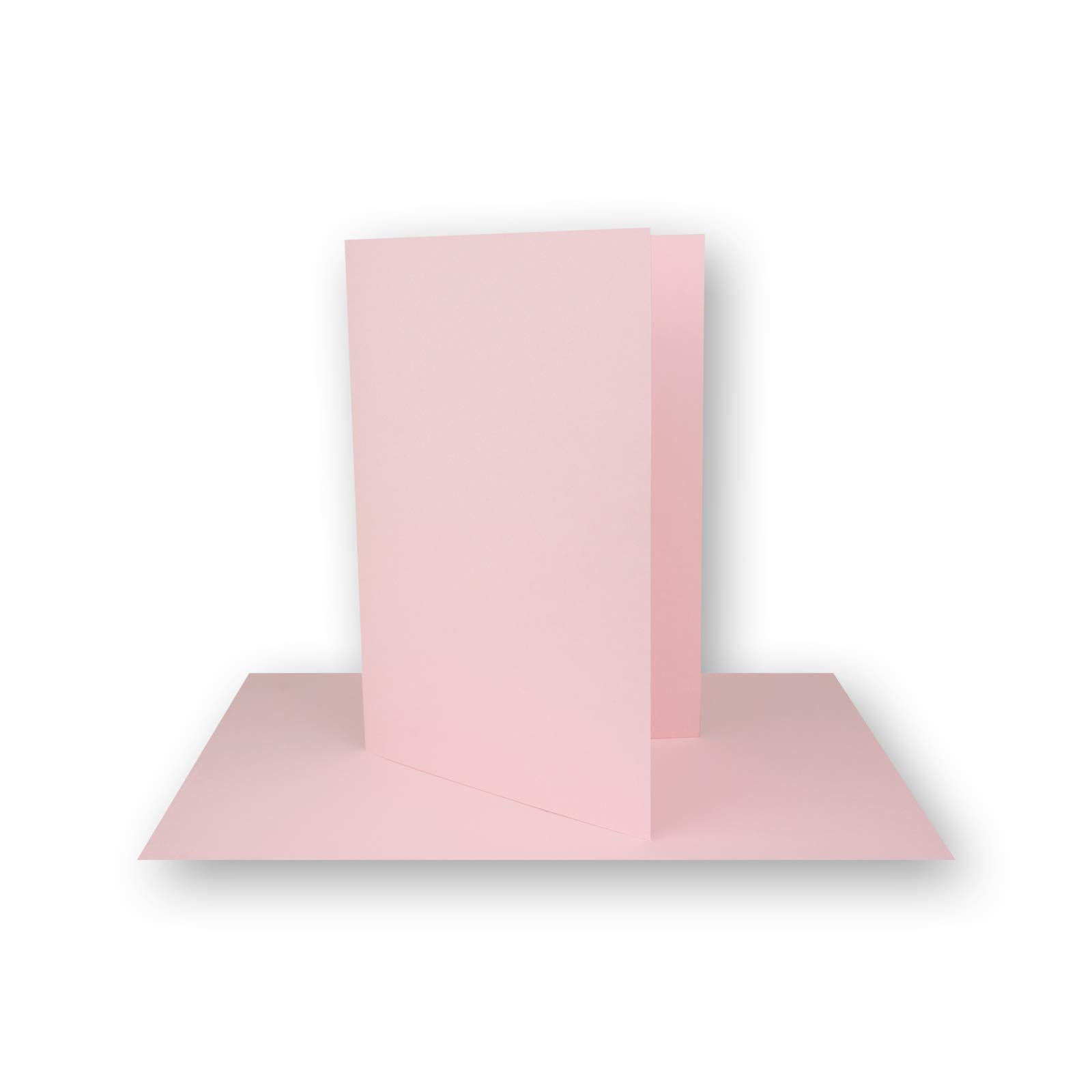25x folding card set DIN A7-10.5 x 7.4 cm - with envelopes DIN C7 in pink - small blank double cards for self-design and printing - Image 3