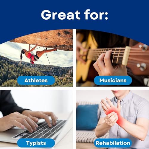 RMS Hand Grip Strengthener, Finger Exerciser, Grip Strength Trainer 6 Pieces Kit for Finger, Wrist, Carpal Tunnel, Arthritis Pain Relief. Stress Relief - Occupational Equipment for Disabled - Image 6