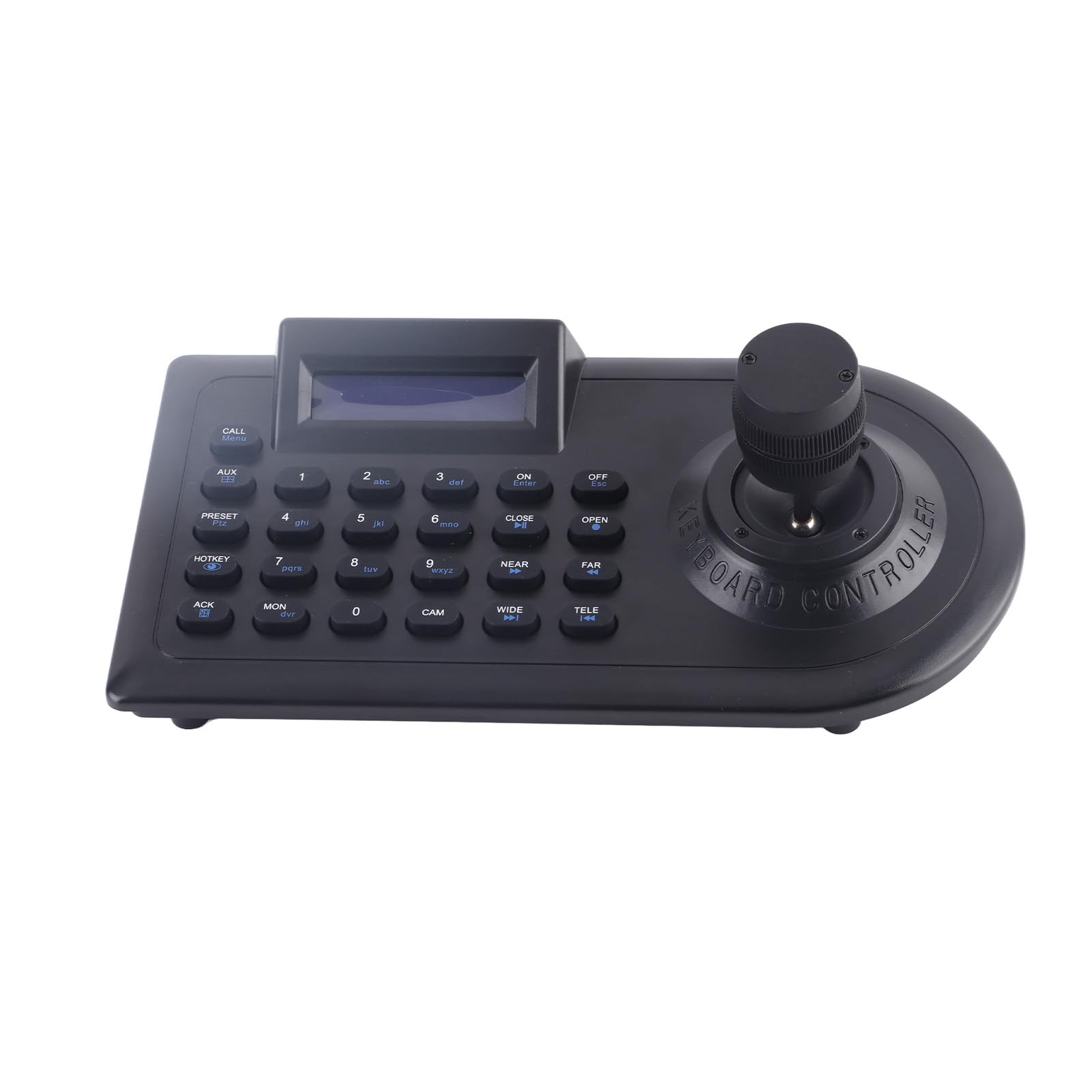 Plyisty PTZ Camera Controller Strong Compatibility LCD Display with Joystick for Public Security, Great Addition to Your CCTV Security System, ABS Material (#1)