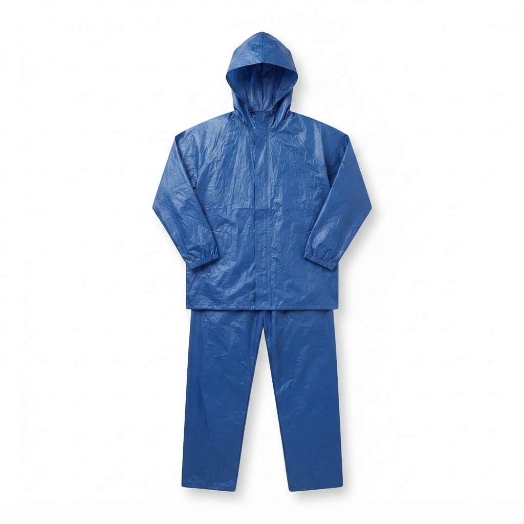 { 2026 Brings 5 Years WARRANTY ) Protect Plus Rain Guard Set Waterproof Rainwear Combo Jacket And Pants Heavy Duty Protection Free Size Pack Of 1-image-16