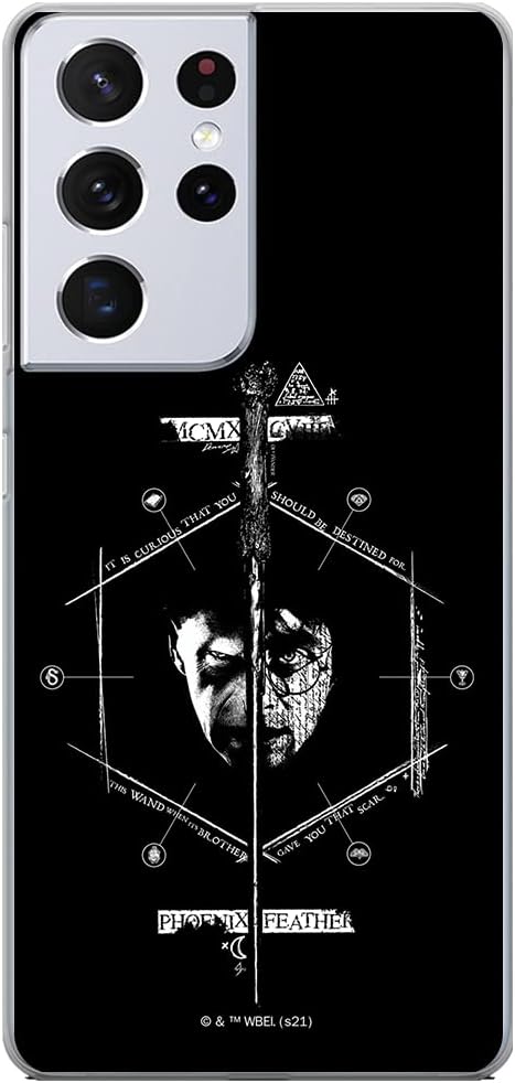ERT GROUP Mobile Phone case for Samsung S21 Ultra Original and Officially Licensed Harry Potter Pattern 049 optimally adapted to The Shape of The Mobile Phone, case Made of TPU Multicolor