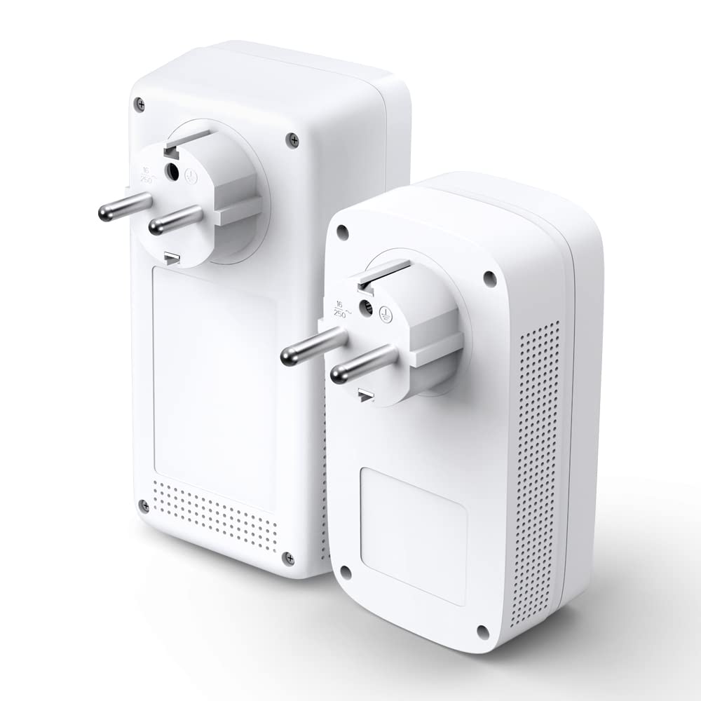 TP-Link WLAN Powerline Adapter Set TL-WPA8631P KIT(Dualband WLAN 1200Mbit/s, AV1300 Powerline, Steckdose, Wifi Clone, MU-MIMO, 4 Gigabit Ports, Plug&Play, ideal für HD-Streaming)