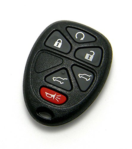 General Motors OEM 6-Button Key Fob Remote, Compatible with Cadillac Chevrolet GMC (FCC ID: OUC60221 / OUC60270, P/N: 22951510)