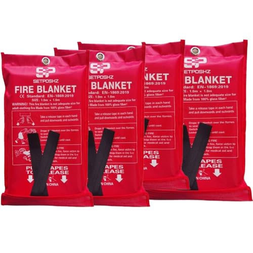SETPOSHZ Emergency Fire Blanket for Home & Kitchen - 40
