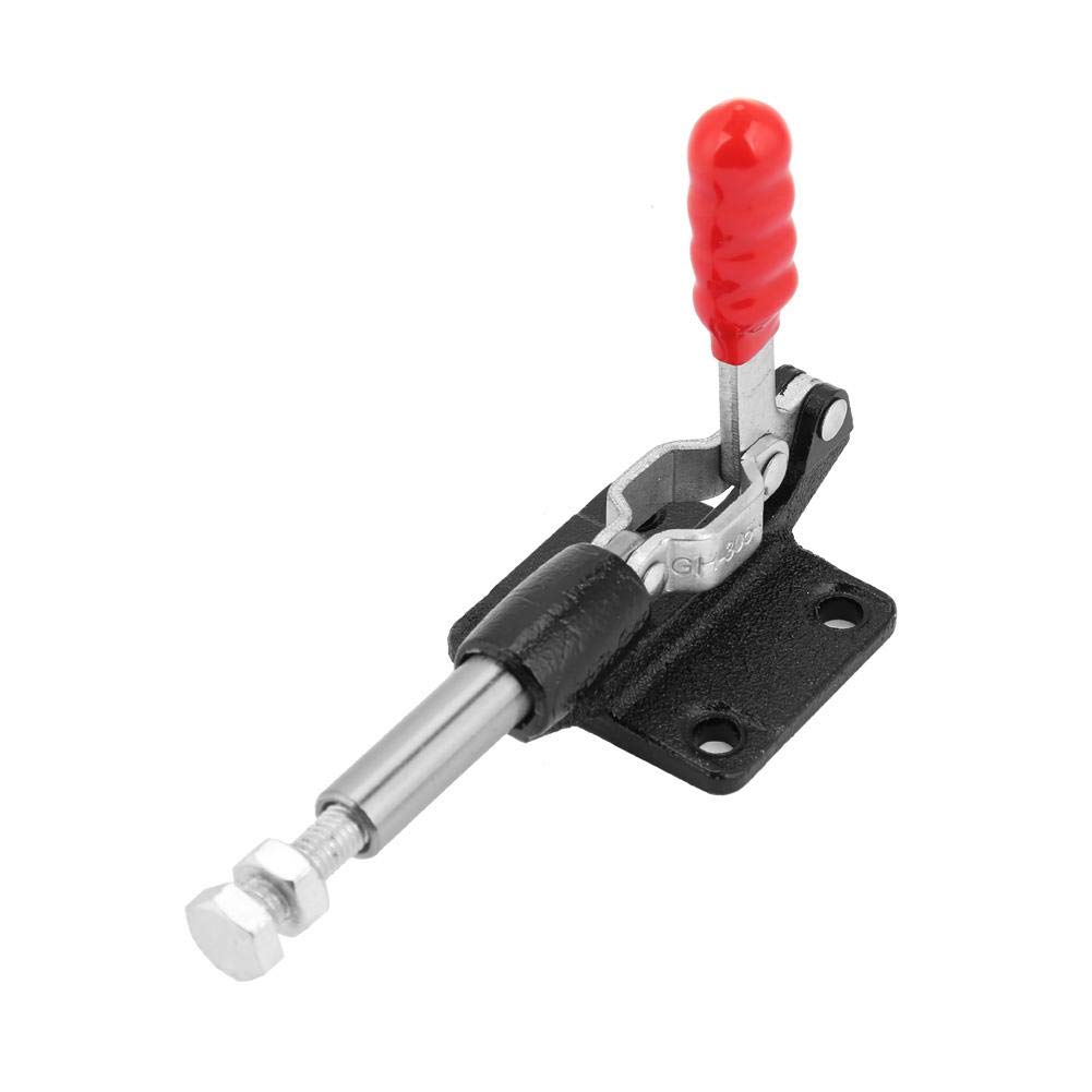 Akozon Pince à Bascule Loquet De Maintien Push Pull Action Outil À Main(GH-305-CM) Rouge Réglable