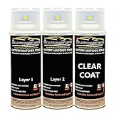 Auto Paint Depot Touch Up Paint for Honda Accord,Accord Hybrid,Civic,CR-Z,CRV,Fit,Prelude-Premium White Pearl Tricoat NH-624P (All Years, All Models) Aerosol Spray with Clear Coat