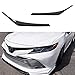 Cuztom Tuning Fits for 2018-2019 Toyota Camry LE XLE SE XSE Hybrid Glossy Black Headlight Eyelid Eye Lid Cover Eyebrows