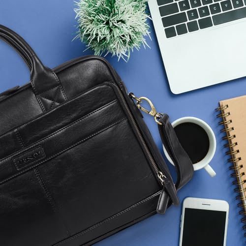 Bolso para Laptop de Cuero TRISKY miniatura 2