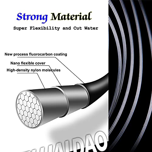 OROOTL Angelschnur Monofil Nylonfaden Angelsehne Salzwasser Reissfeste Schnur Angelzubehör Dia-0.5mm/15.88kg-4291m – Bild 3