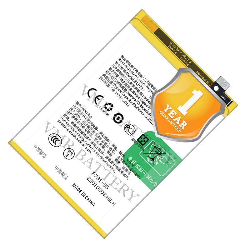 Image of Original BLP781 Battery Compatible for Oppo A52 4G (CPH2061, CPH2069, PADM00, PDAM10) | Oppo A72 4G (CPH2067) | Oppo A92 4G (CPH2059) - (5000mAh) - 1 Year Warranty K7