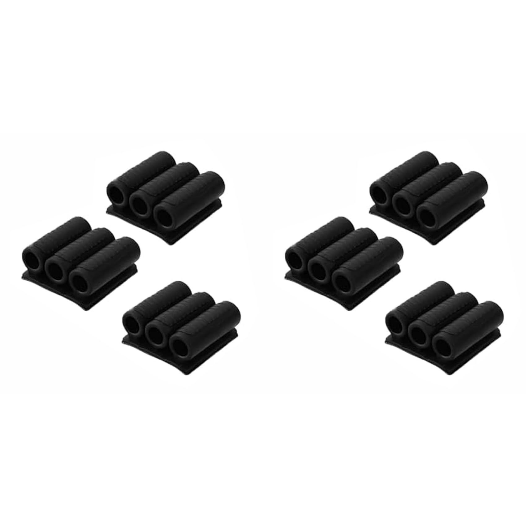 Jnchdghwa As Shown 6Pcs Universal Self-Adhesive Drill Bit Gripper, Adhesive Bit Gripper,Drill Bit Holder For Impact Driver,Fits Most Drills