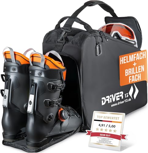 Driver13 Skischuhtasche Bootbag mit Helmfach und Brillenfach...