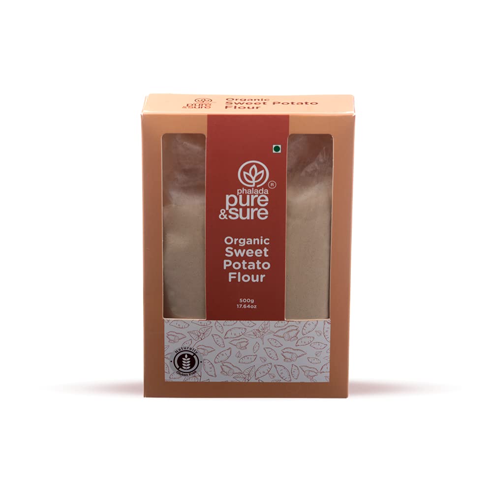 See full amazon price history chart for Pure & Sure Organic Sweet Potato Flour 500G | 100% Natrually Processed Shakarkandi Atta | Gluten Free | No Preservatives & No Trans Fats | High Fiber Food Pure & Sure Organic Sweet Potato Flour 500G | 100% Natrually Processed Shakarkandi Atta | Gluten Free | No Preservatives & No Trans Fats | High Fiber Food (B09BFT49B9) Amazon Price History, Amazon Price Tracker
