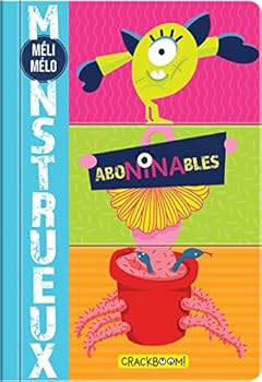 Hardcover Aboninables - Méli Mélo Monstrueux - Livre jeu interactif pour créer des monstres à l'infini - Dès 3 ans [French] Book