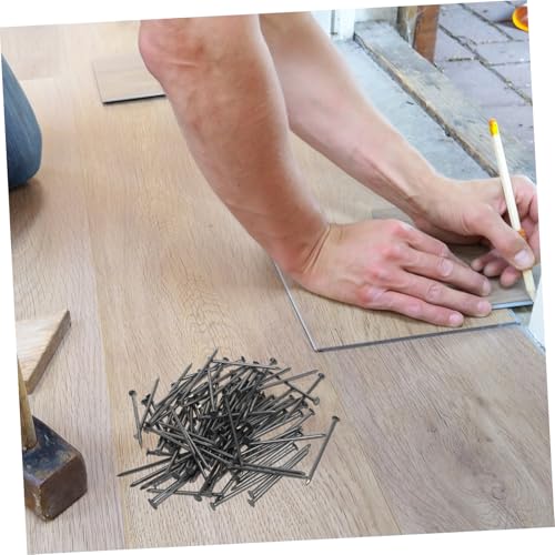 Paquete de clavos de hierro SOLUSTRE 500g para proyectos de cercas, albañilería y jardinería miniatura 3