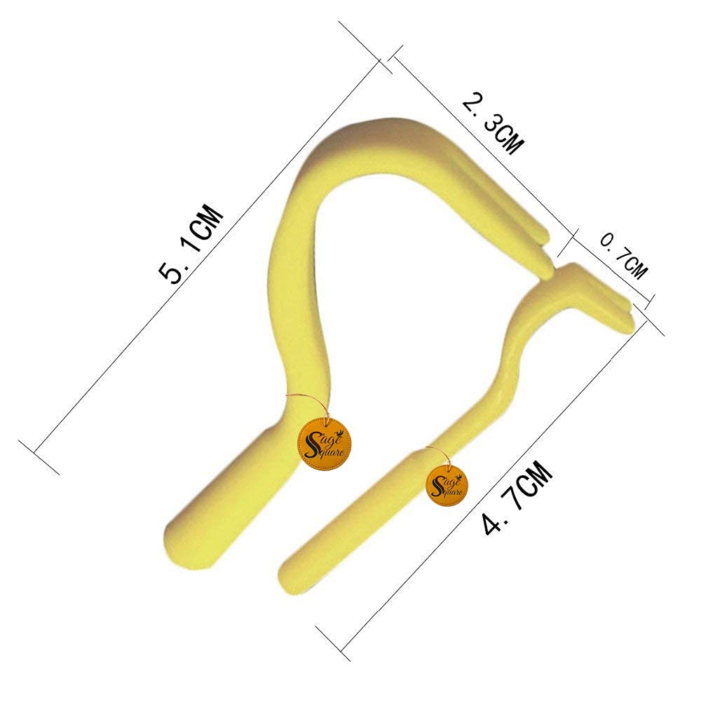 Sage Square Anti Tick, Lice, Flea, Mite Remover Tweezer for Puppies, Dog, Cat, Kitten (Yellow) 1