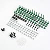 Fairing Bolt Kit Fit for T-MAX XP500 2001-2011 02 03 04 05 06 07 08 09 10 Motorcycle Body Screws, Fasteners, and Hardware Bolts - Green