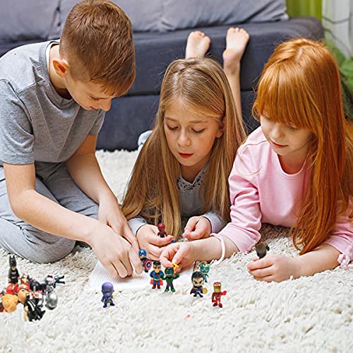 Action Figures, Easter Eggs,26 Pcs 1.58-Inch Super Hero Adventures Ultimate Superhero Set, Mini Figures Toys Set, Ideal For Christmas Stocking, Hero Cake Toppers, Collectibles, Holiday Party Favors #TOP6