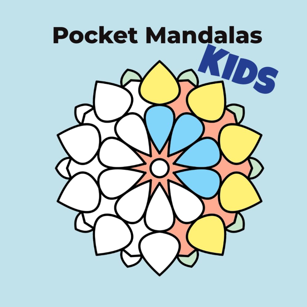 Pocket Mandalas - Kids: 40 wunderschöne Mandalas: Ansprechende und leicht auszumalende Motive für kleine Künstler.