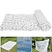 Filet de Camouflage Blanc,Filet de Ombrage Camouflage Une Seule Couche,Tissu Oxford 150D,pour Serre Auvents Terrasse Voile d Ombrage,Taille Personnalisable(2X3m(6.6x9.8ft))