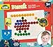 Produktbild Lena 35622 - Mosaik Steckspiel Set, Steckmosaik mit 80 transparente Stecker, Mosaikstecker Ø 15 mm, Mosaikspiel für Kinder ab 3 Jahre, Komplettset mit Steckplatte ca. 21 x 16 cm und Organizer, bunt
