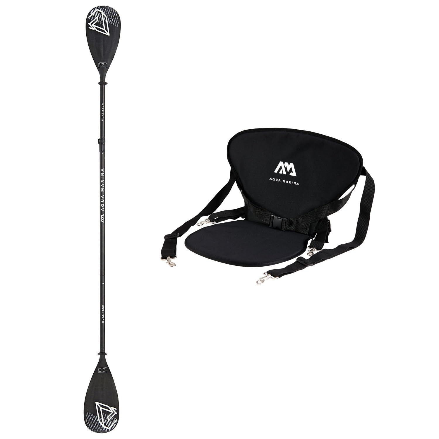 Aqua Marina Set 2-in-1 Paddel iSUP & Kajak Dual-Tech Aluminium + Kajak Sitz