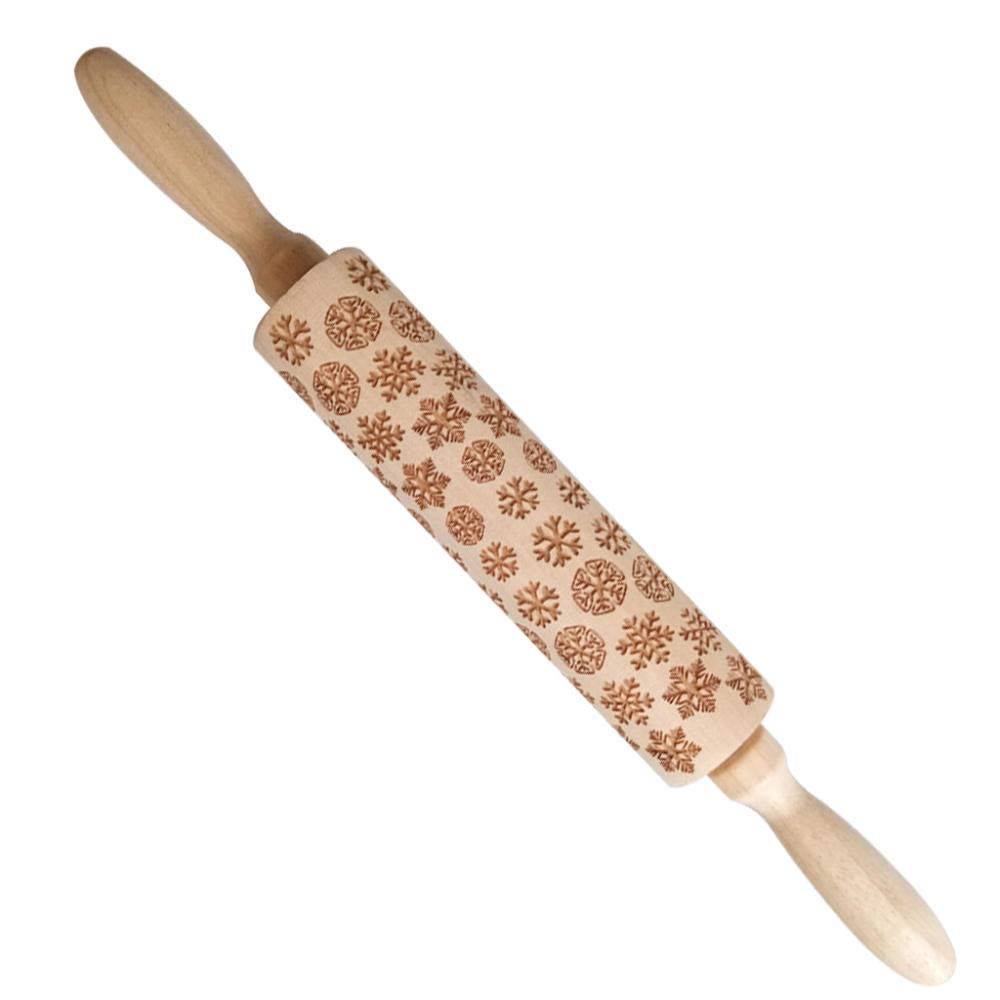 Hornear Galletas con Relieve,Rodillos con Relieve Proceso de Tallado del Rodillo de Madera