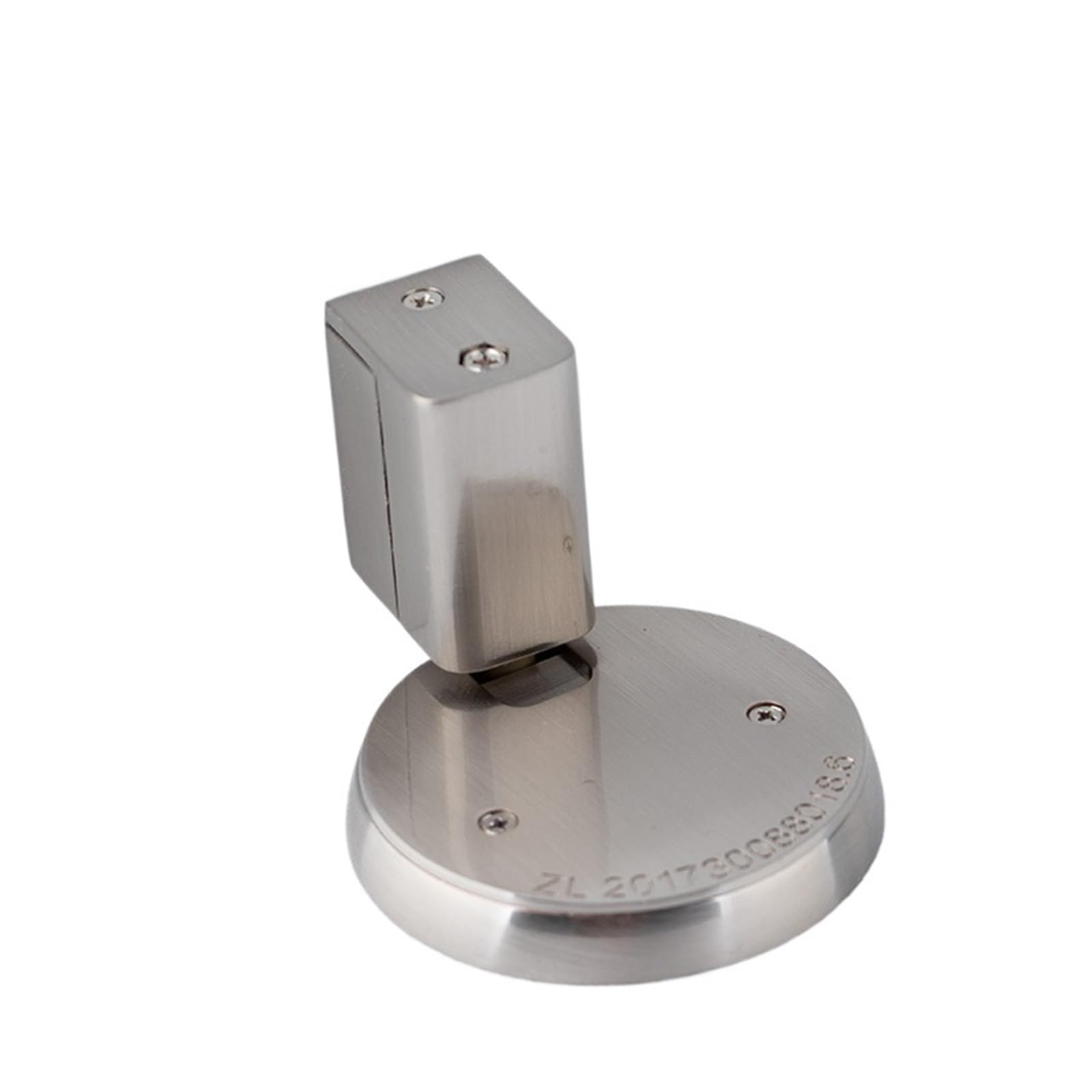 Luercher Brass Door Stop Windproof Door Stopper, Mechanical Pushlock Design No Drill Installation Heavy Duty Door Catch For Wall Protector(Brass)