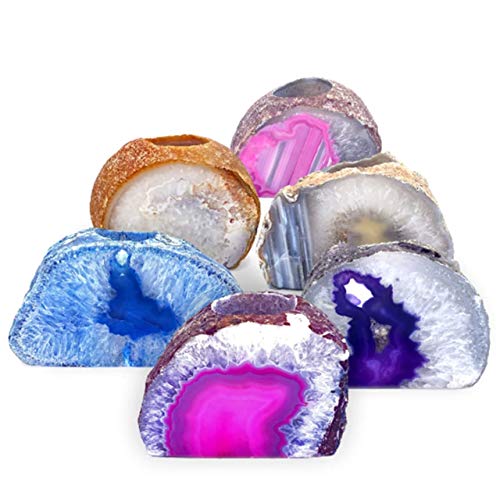 Blue Crystal Votive Candle Holder, Healing Gemstone Candle Holder, Tealight Candle Holder, Natural Gemstone Candle Holder, GemMartUSA