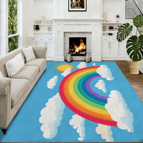Tapis de salon lavable et anti-glisse 180x240 résistant pour cuisine et bureau - 4