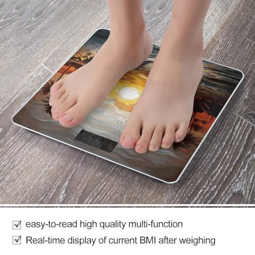 Báscula digital con diseño Premium y pantalla LCD grande miniatura 5