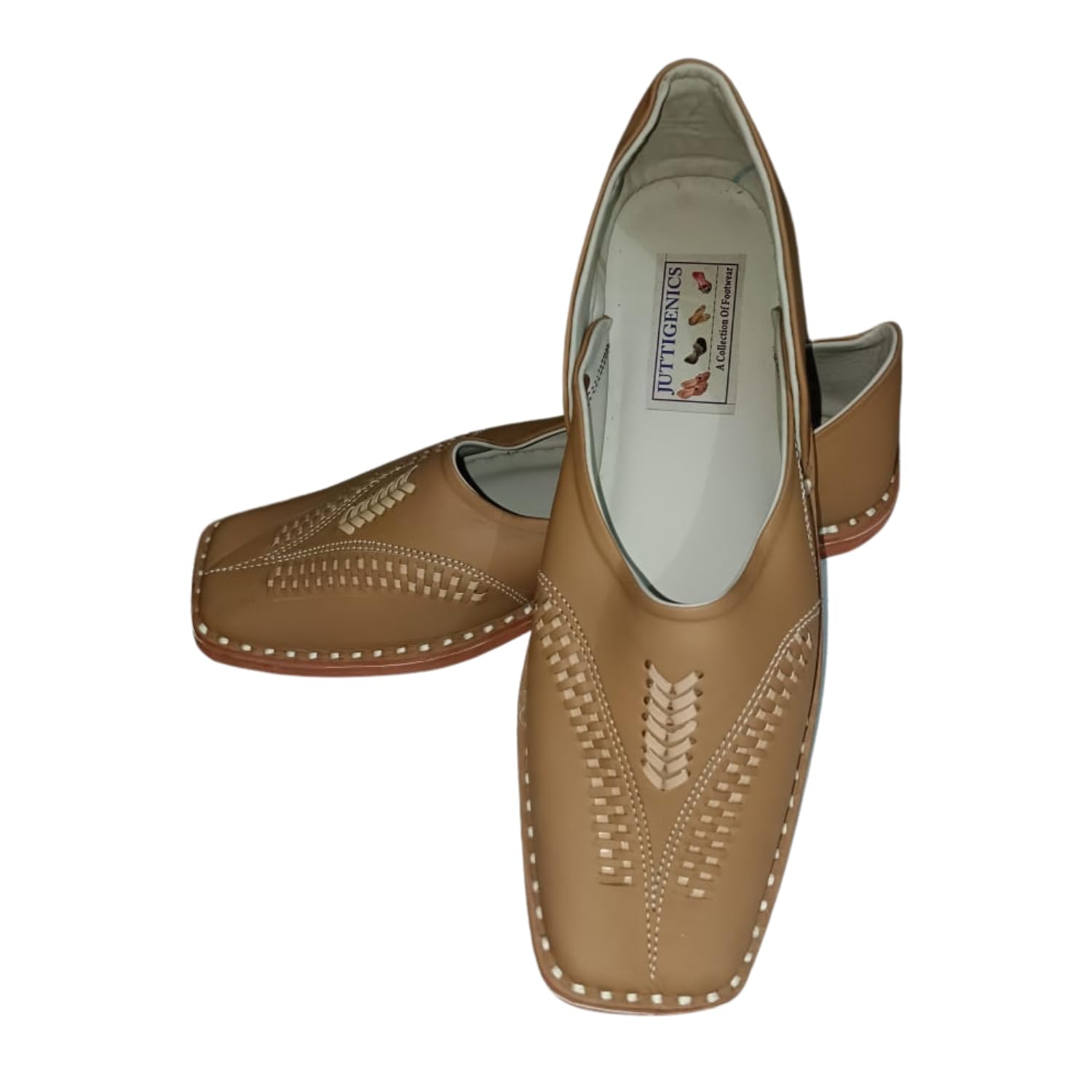 Juttigenics Present Mens Synthetic Leather Slip-On Traditional Ethnic Loafers SF-105 (Brown, UK Footwear Size System, Adult, Men, Numeric, Medium, 13) (B0DGX9DYWD) Amazon Price History, Amazon Price Tracker