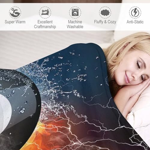 Manta de forro polar de billar acogedora manta de sofá suave ligera 6