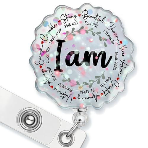 Bible Verse Badge Reel with Scripture Quote, 24