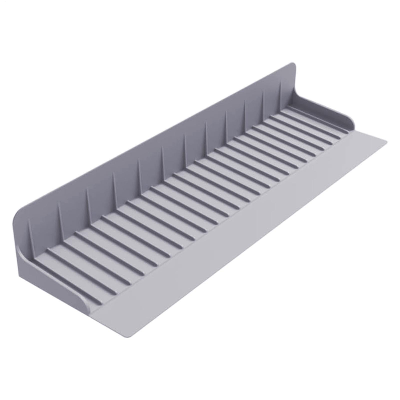 Protector de encimera de silicona con drenaje para fregadero y lavabo