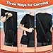 Cosmos Shot Put Carry Bag - Portable Shoulder Bag with Adjustable Strap and Foam Pad for Carrying Single Shot Put Ball from 6 LBS to 16 LBS