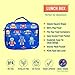 Wildkin Kids Insulated Lunch Box – Durable and Reusable for School & Travel - Robots