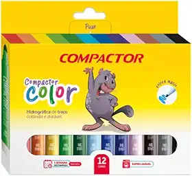 Hidrográfica Compactor 2808 Color - 12 Cores - 000081000