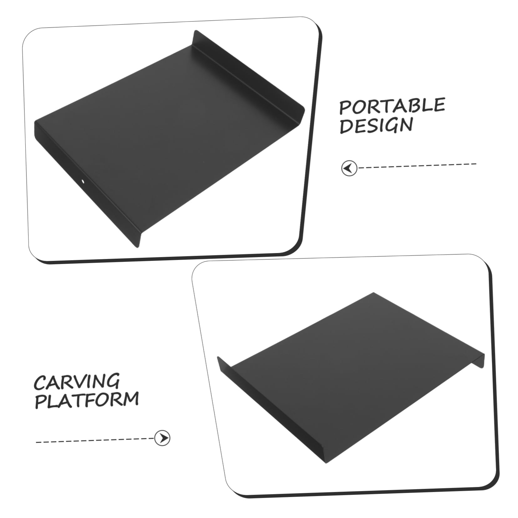 Uonlytech 4 Stück Druckplatte für Linolschnitt Metallplatte für Druckgrafik DIY Printmaking Board für Projekte und Platzsparend