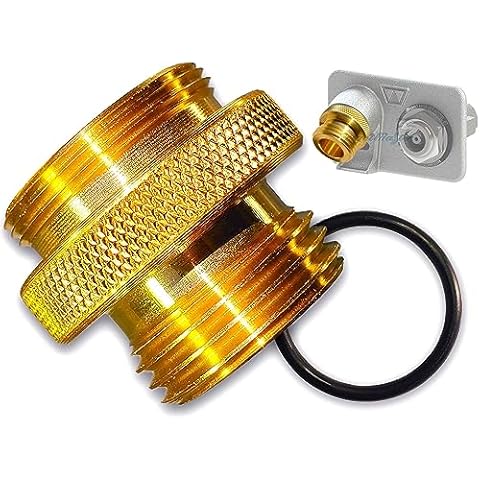 Spigotmaster SPGTM-9 ~Woodford Hose Bibb Adapter Replaces 34HA & 50HA with a Straight-Through Connector for Frost Free Spigots, sillcocks & Wall/Yard Hydrant Models 22/25/27/65/67/etc Cover