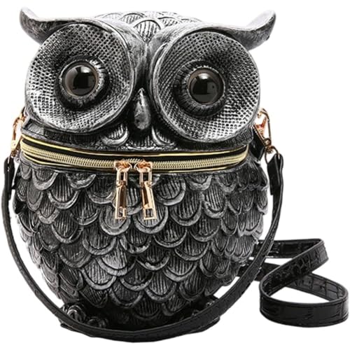 Sac à main gothique en forme de hibou rétro et original - 2
