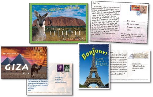Carson Dellosa Postcards from Around The World Bulletin Board Set (110028)