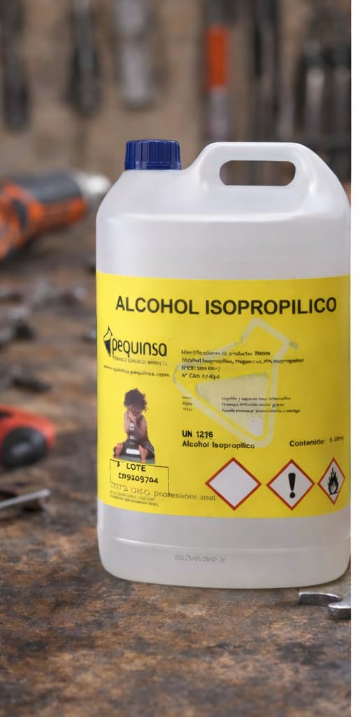 Alcohol Isopropílico 99,8% Envase 5 Litros Alta Pureza