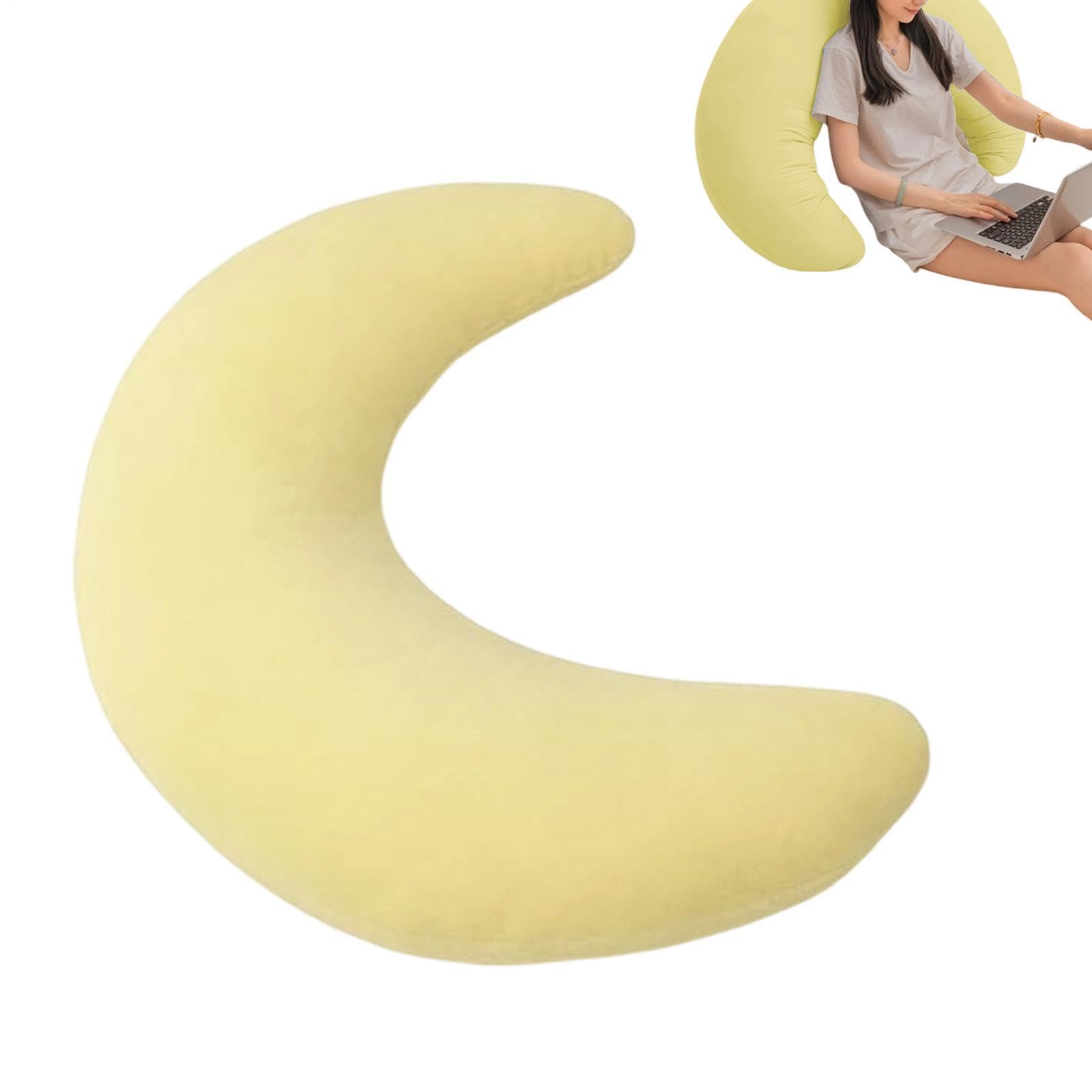 Cojines corporales para adultos cojín decorativo de media luna de 180 cm para | Cama de almohada larga para el hogar, dormitorio, sofá, dormitorio, sueño, día