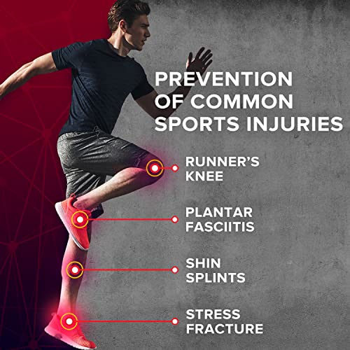 Image of Running & Sport Insoles for Men & Women - Athletic Sneaker Inserts | Shock Absorption, Energy Return, Cushioned, Basketball, Walking, Hiking, Tennis, Cleats, Gym Training, Arch Support